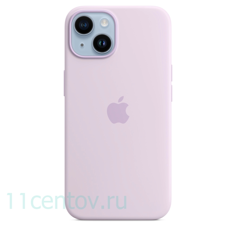 Картинка Силиконовый чехол для iPhone 14 Plus Сирень от интернет-магазина электроники «11 Центов»