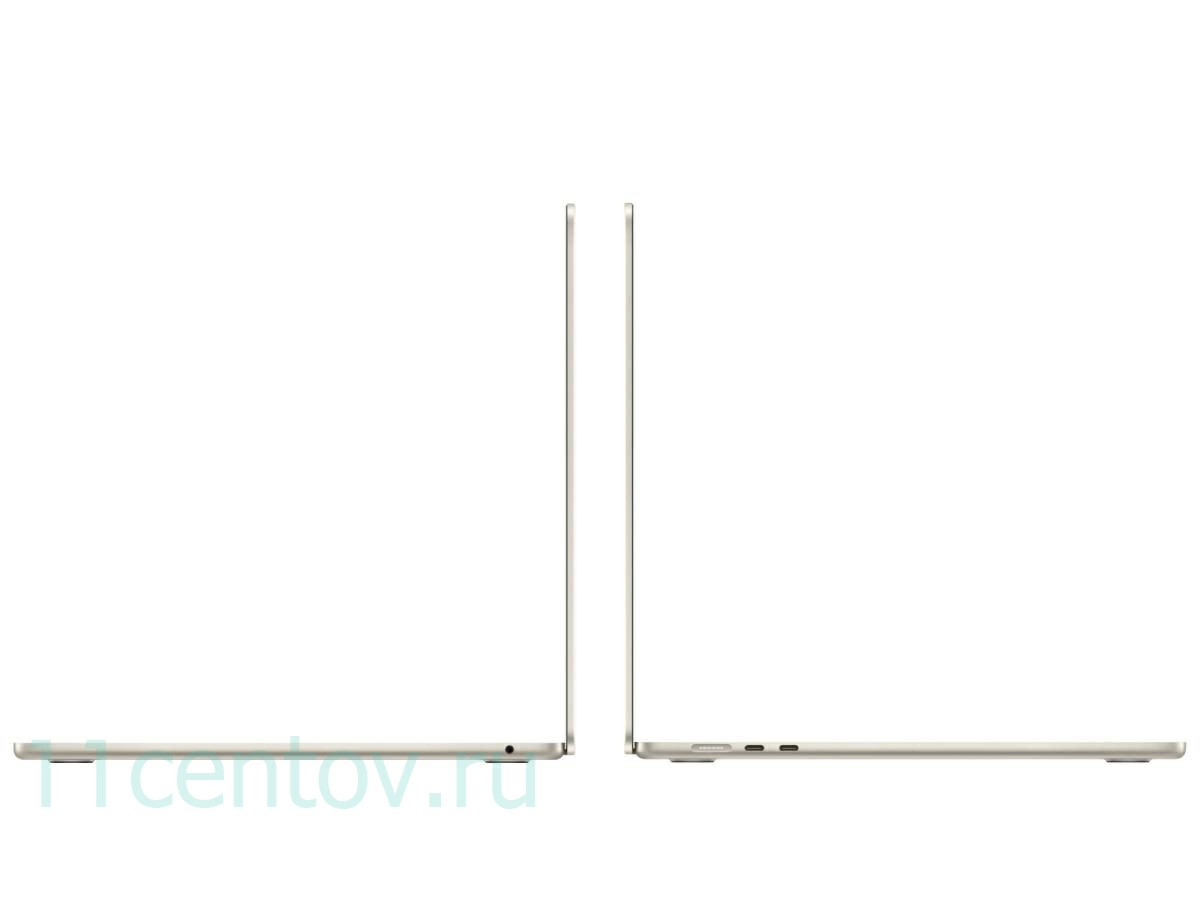 Картинка Apple MacBook Air 15" (2025) M4 10-CPU, 10-GPU, 16 Gb, 256 Gb Starlight MW1J3 от интернет-магазина электроники «11 Центов»