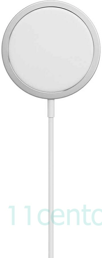 Картинка Беспроводное зарядное устройство Apple MagSafe (MHXH3ZE/A), USB type-C, белый от интернет-магазина электроники «11 Центов»