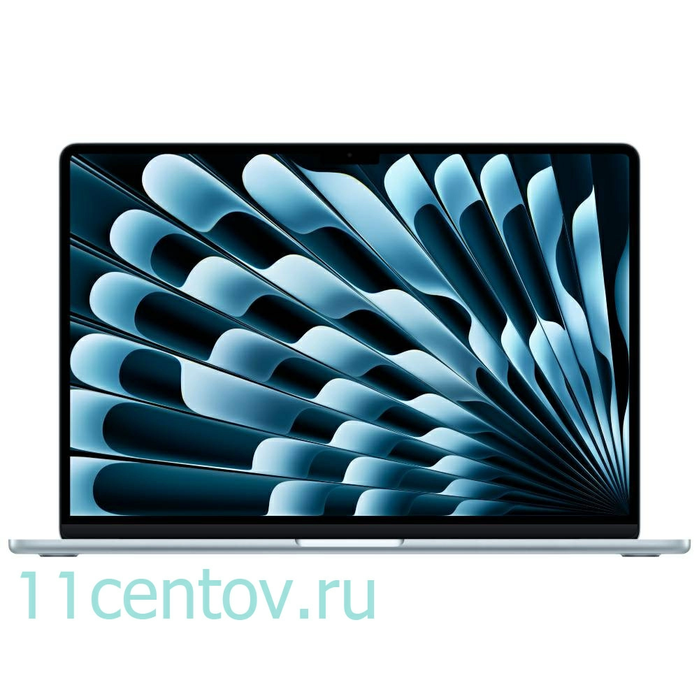 Картинка Apple MacBook Air 15" (2025) M4 10-CPU, 10-GPU, 16 Gb, 512 Gb Sky Blue MC7C4 от интернет-магазина электроники «11 Центов»