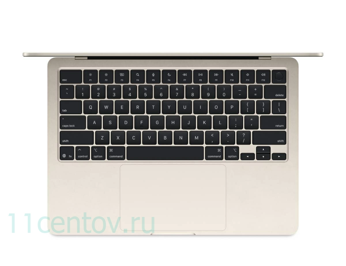 Картинка Apple MacBook Air 13" (2025) M4 10-CPU, 8-GPU, 16 Gb, 256 Gb Starlight MW0Y3 от интернет-магазина электроники «11 Центов»