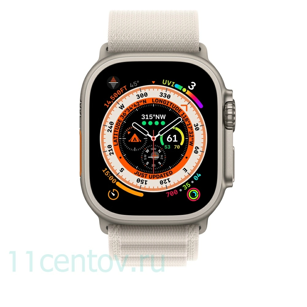 Картинка Ремешок Alpine Loop для Apple Watch 38/40/41 mm Starlight от интернет-магазина электроники «11 Центов»