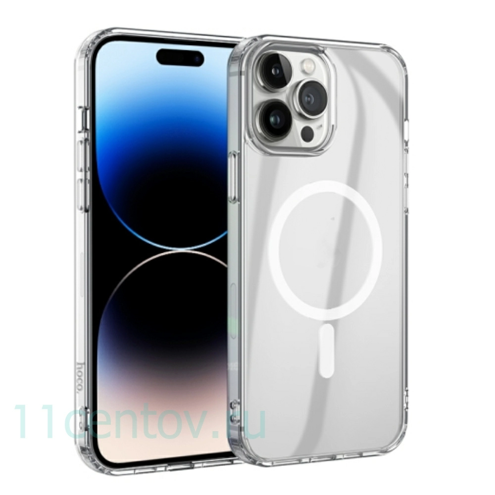 Картинка Чехол HOCO Light для iPhone 14 Pro MageSafe от интернет-магазина электроники «11 Центов»