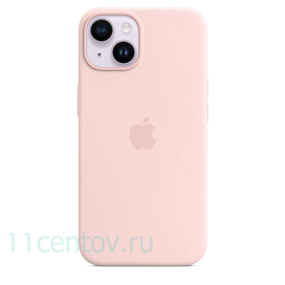 Картинка Силиконовый чехол для iPhone 14 Plus Розовый от интернет-магазина электроники «11 Центов»