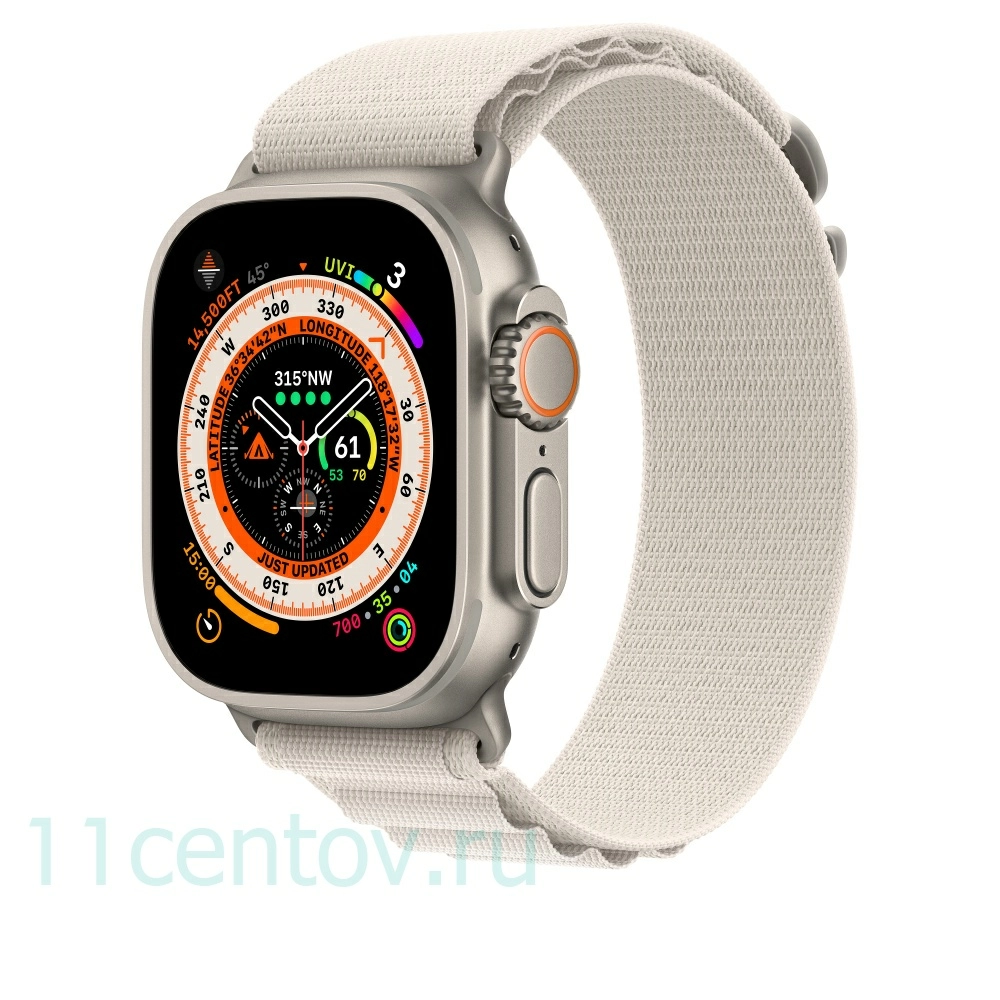 Картинка Ремешок Alpine Loop для Apple Watch 42/44/45/49 mm Starlight от интернет-магазина электроники «11 Центов»
