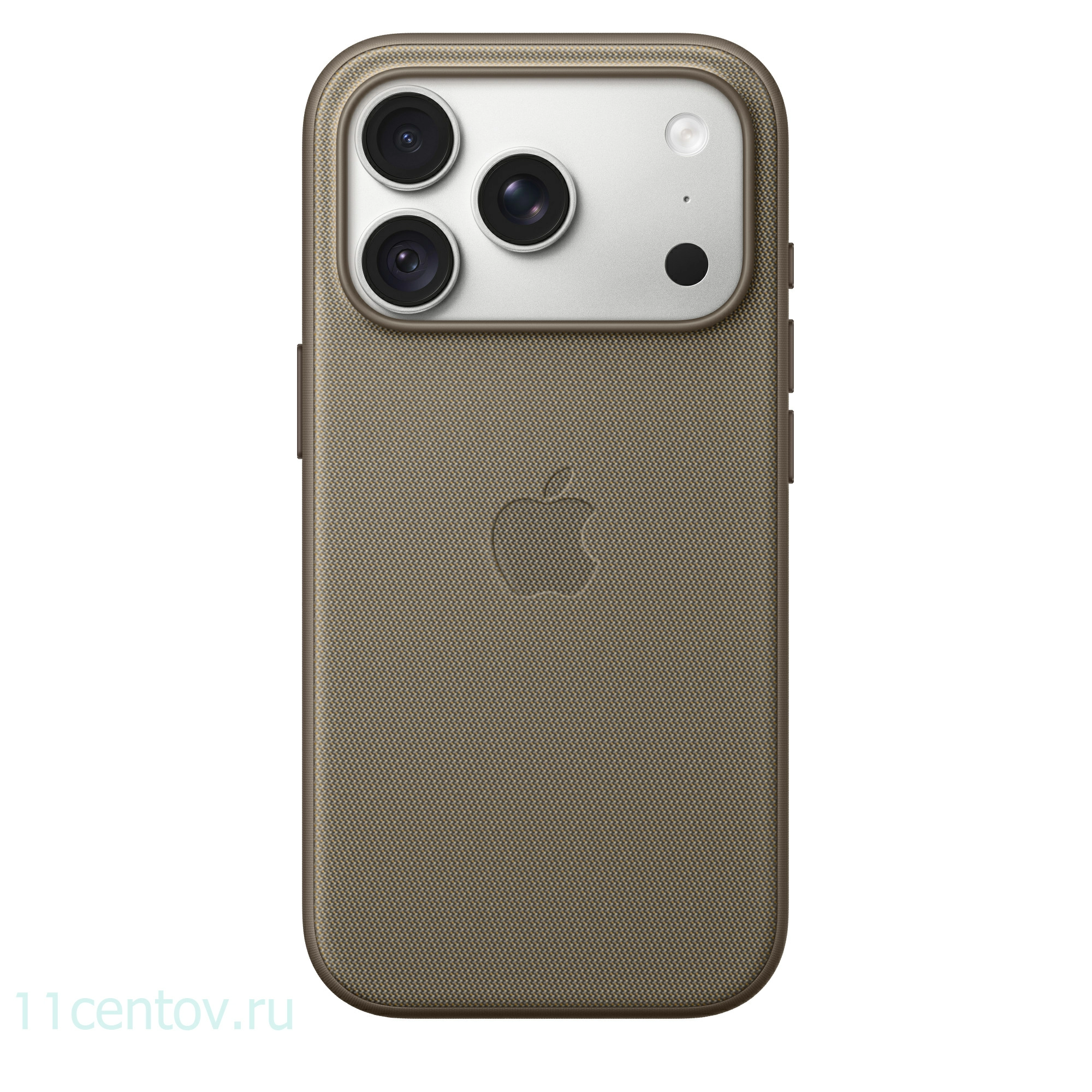 Картинка Чехол TechWoven для iPhone 18 Pro Серо-коричневый от интернет-магазина электроники «11 Центов»