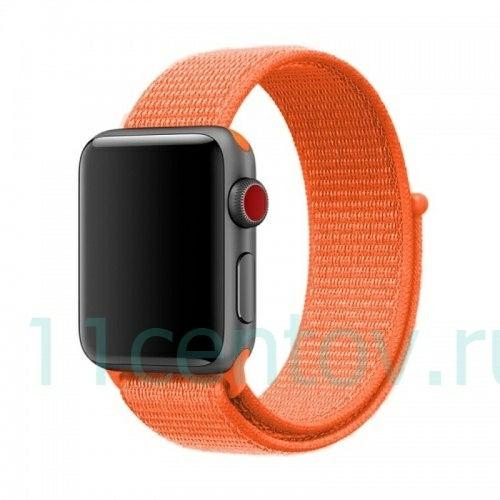 Картинка Ремешок Sport Loop Orange для Apple Watch 38mm/40mm от интернет-магазина электроники «11 Центов»