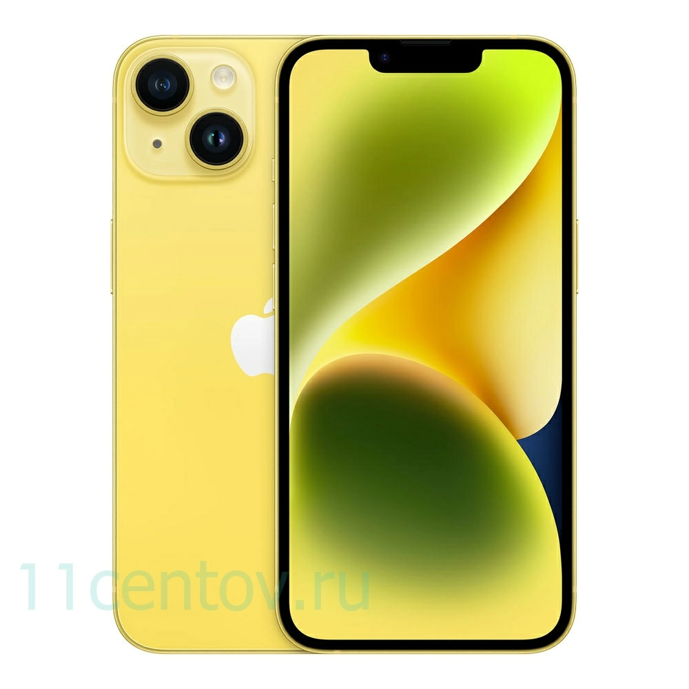 Картинка Apple iPhone 14 128GB Yellow от интернет-магазина электроники «11 Центов»