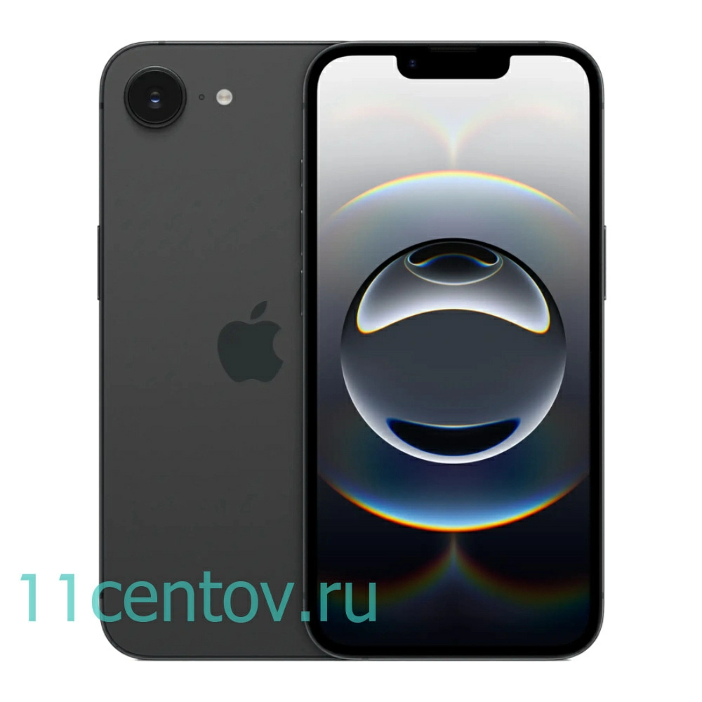 Картинка Apple iPhone 16e 128GB Black nano-SIM+eSIM от интернет-магазина электроники «11 Центов»