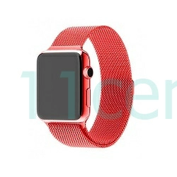 Картинка Ремешок Milanese Loop для Apple Watch 42/44 mm, Красный от интернет-магазина электроники «11 Центов»