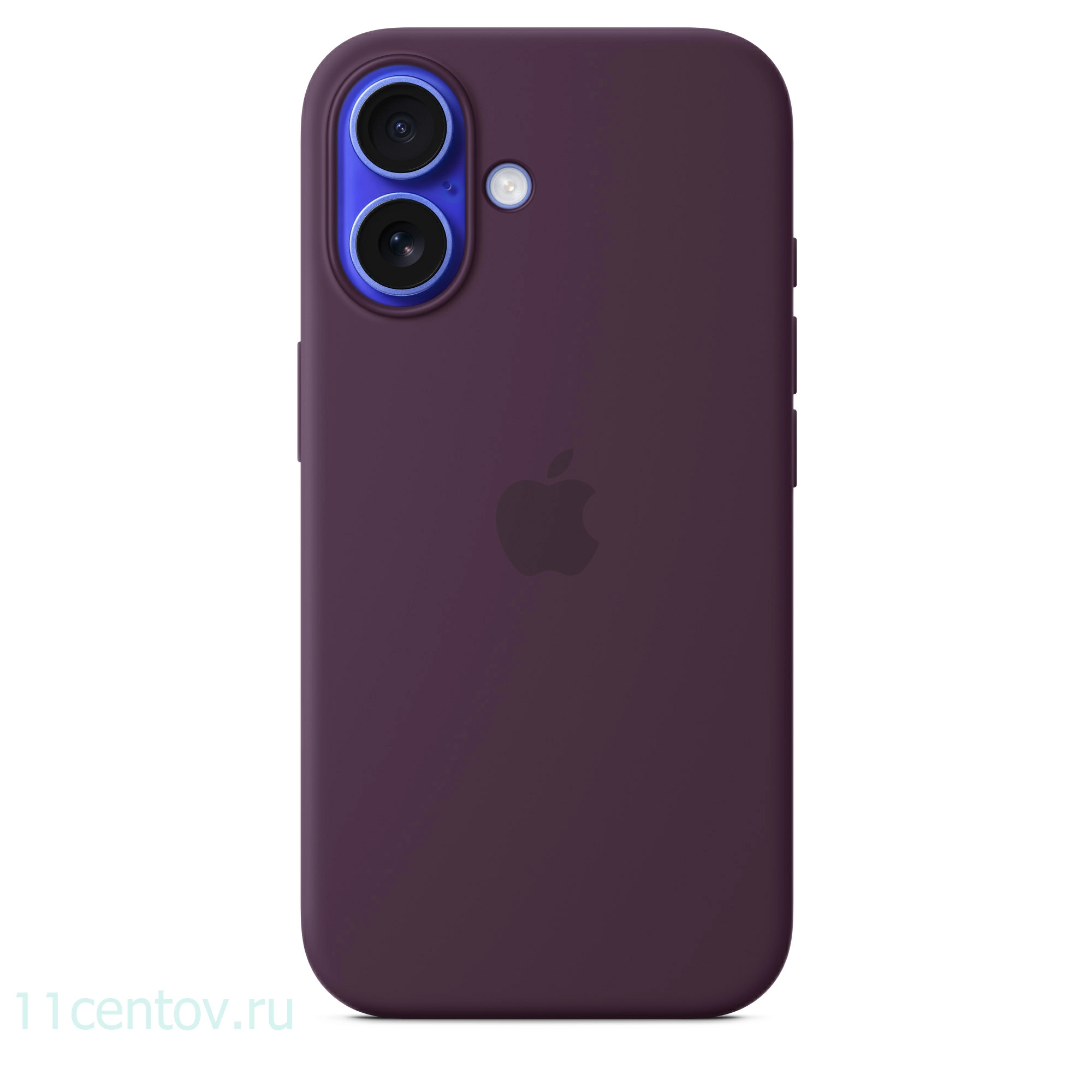 Картинка Силиконовый чехол для iPhone 16 Бордовый от интернет-магазина электроники «11 Центов»
