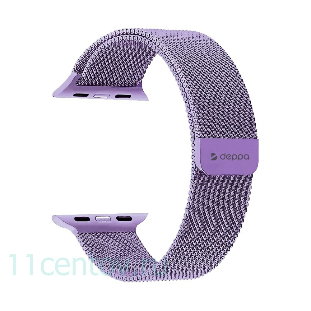 Картинка Ремешок Deppa Band Mesh для Apple Watch 42/44 mm, (лаванда) от интернет-магазина электроники «11 Центов»