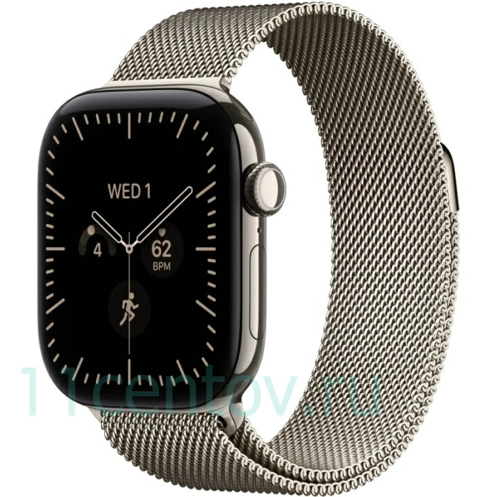 Картинка Apple Watch Series 12 GPS 46mm Natural Titanium Case with Natural Milanese Loop M/L от интернет-магазина электроники «11 Центов»