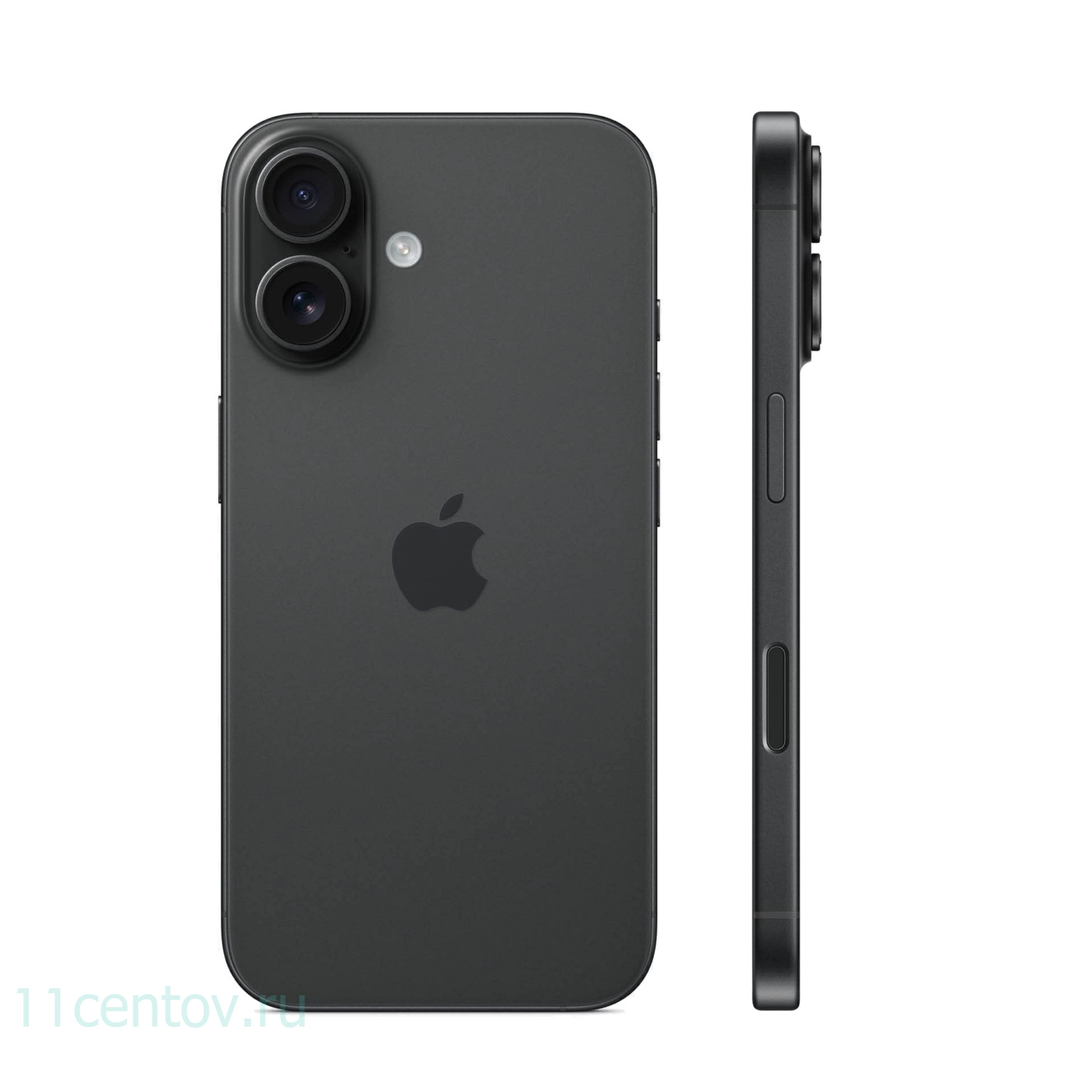 Картинка Apple iPhone 16 128GB Black SIM+eSIM от интернет-магазина электроники «11 Центов»