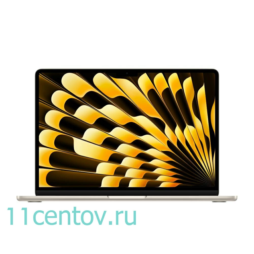 Картинка Apple MacBook Air 13" (2025) M4 10-CPU, 10-GPU, 16 Gb, 512 Gb Starlight MW103 от интернет-магазина электроники «11 Центов»