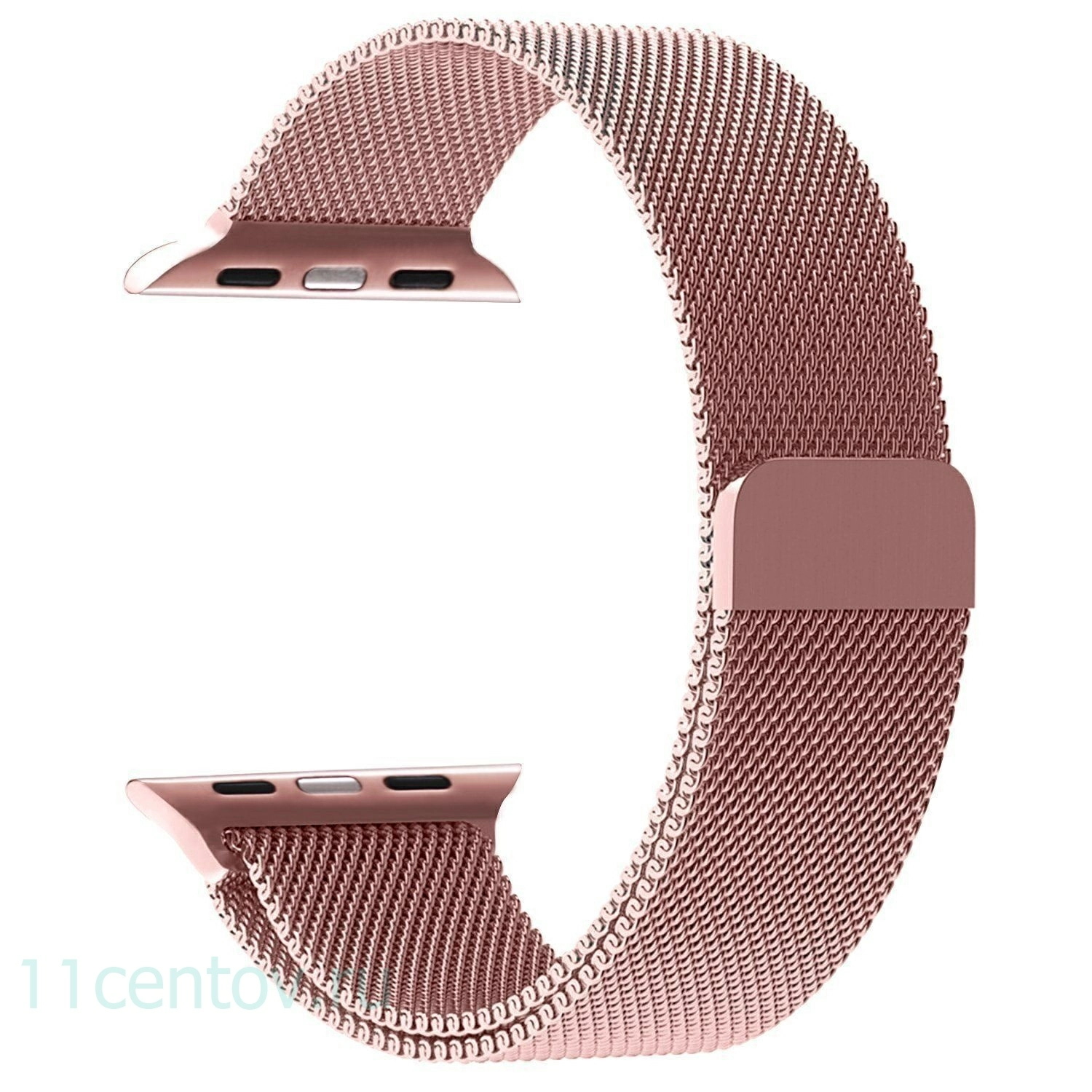 Картинка Ремешок Milanese Loop для Apple Watch 38/40mm розовый от интернет-магазина электроники «11 Центов»