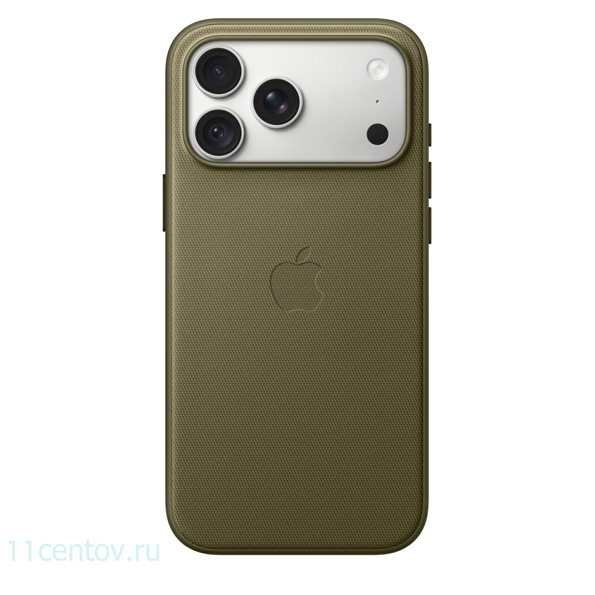 Картинка Чехол TechWoven для iPhone 18 Pro Max Оливковый от интернет-магазина электроники «11 Центов»