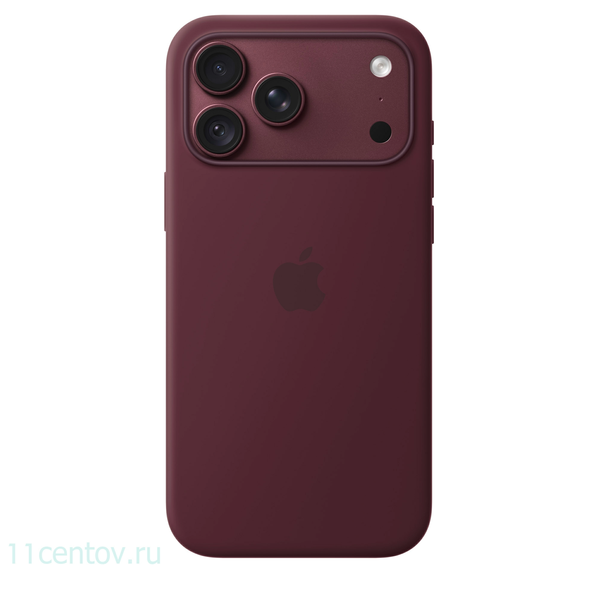 Картинка Силиконовый чехол для iPhone 18 Pro Max Бургундский от интернет-магазина электроники «11 Центов»