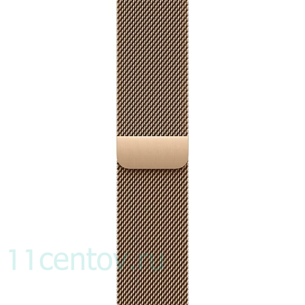 Картинка Apple Watch Series 10 GPS+Cellular 46mm Gold Titanium Case with Gold Milanese Loop от интернет-магазина электроники «11 Центов»