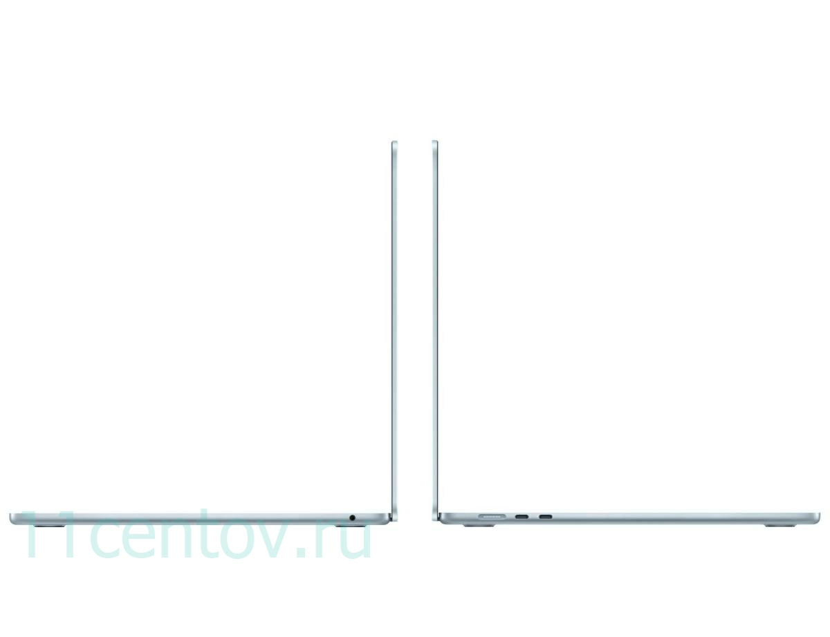 Картинка Apple MacBook Air 15" (2025) M4 10-CPU, 10-GPU, 16 Gb, 256 Gb Sky Blue MC7A4 от интернет-магазина электроники «11 Центов»