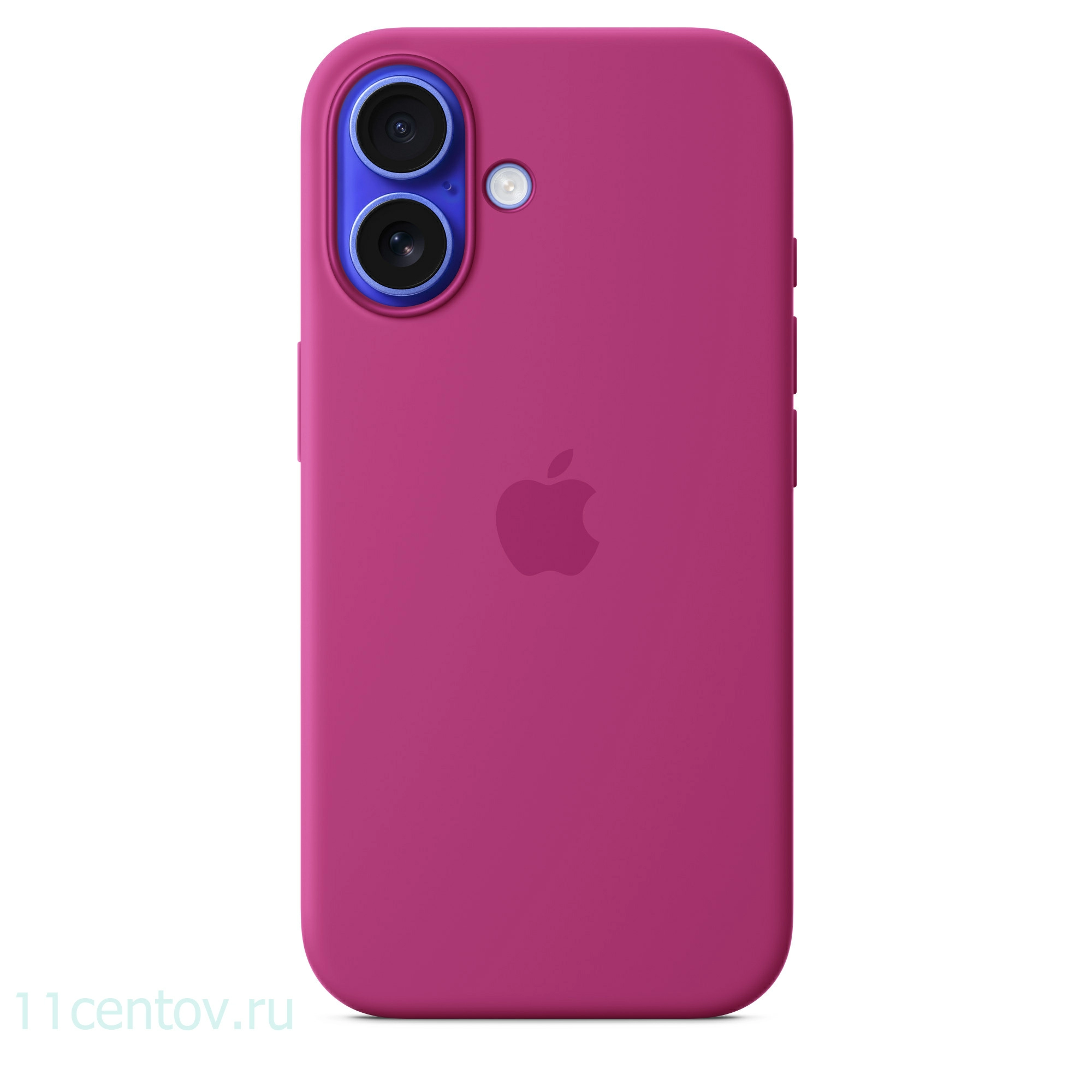 Картинка Силиконовый чехол для iPhone 16 Фуксия от интернет-магазина электроники «11 Центов»
