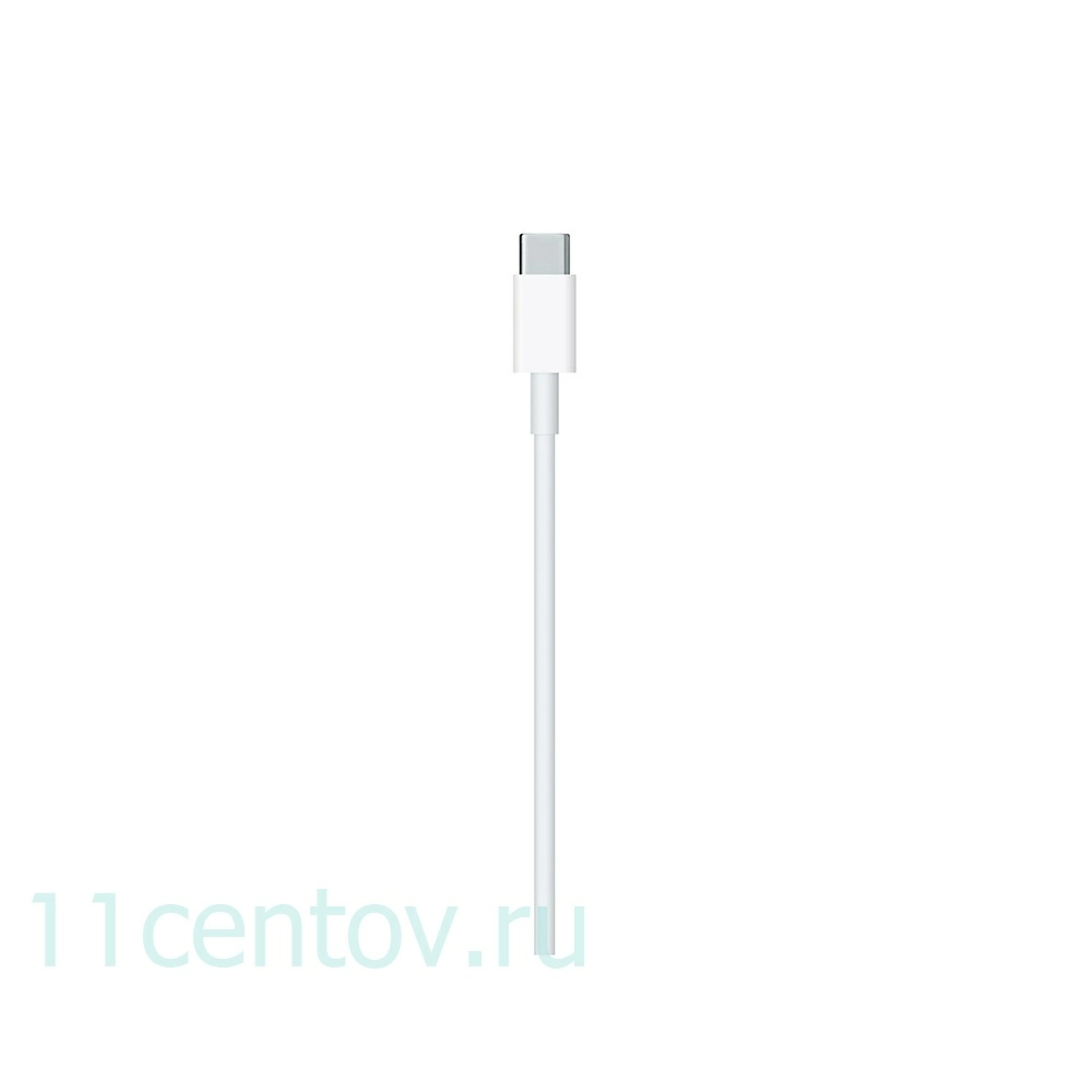 Картинка Кабель Apple USB-C to Lightning Cable 1m (MK0X2) белого цвета от интернет-магазина электроники «11 Центов»