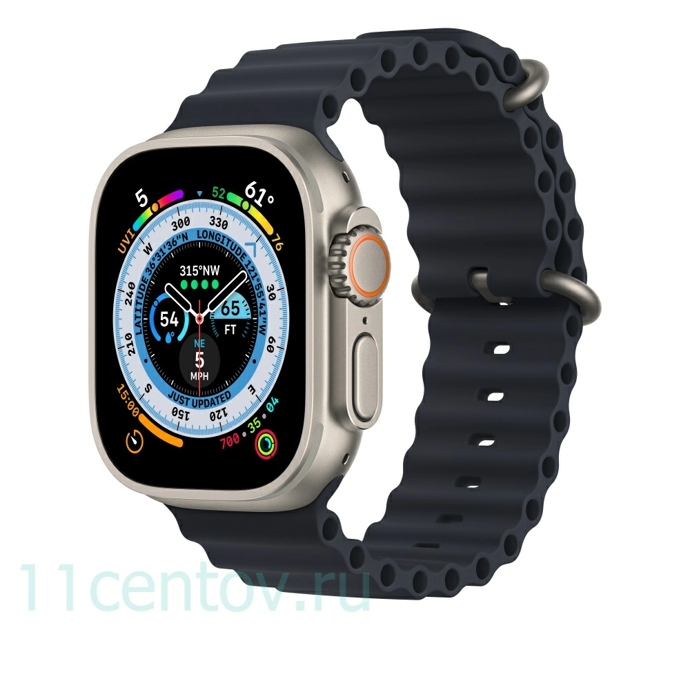 Картинка Ремешок Ocean band для Apple Watch 38/40/41 mm Black от интернет-магазина электроники «11 Центов»