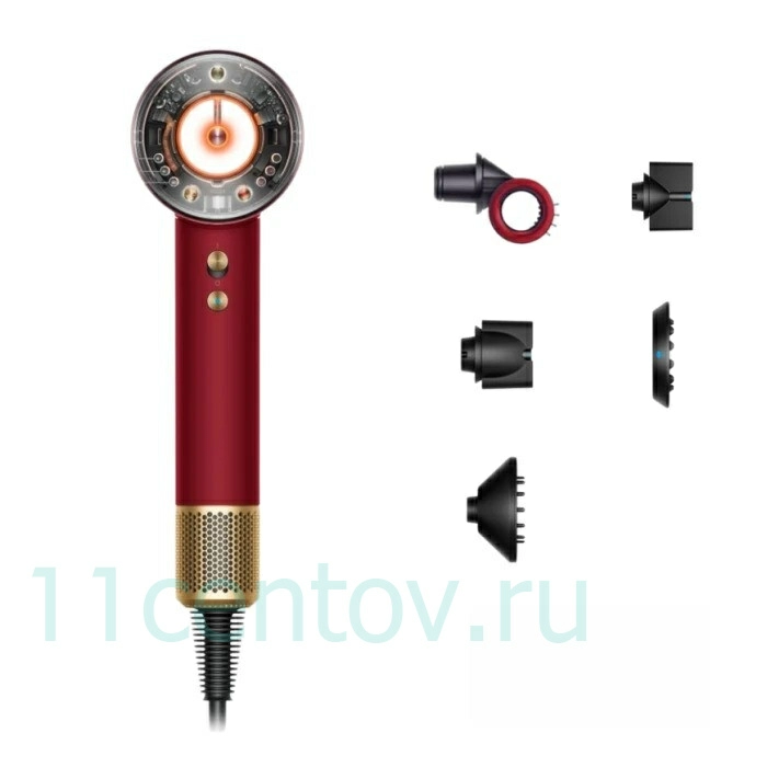 Фен Dyson Supersonic Nural HD16 Red Velvet/Gold EU