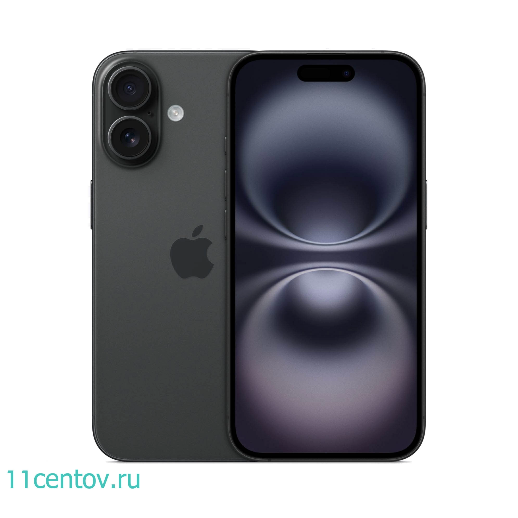 Картинка Apple iPhone 16 256GB Black SIM+eSIM от интернет-магазина электроники «11 Центов»
