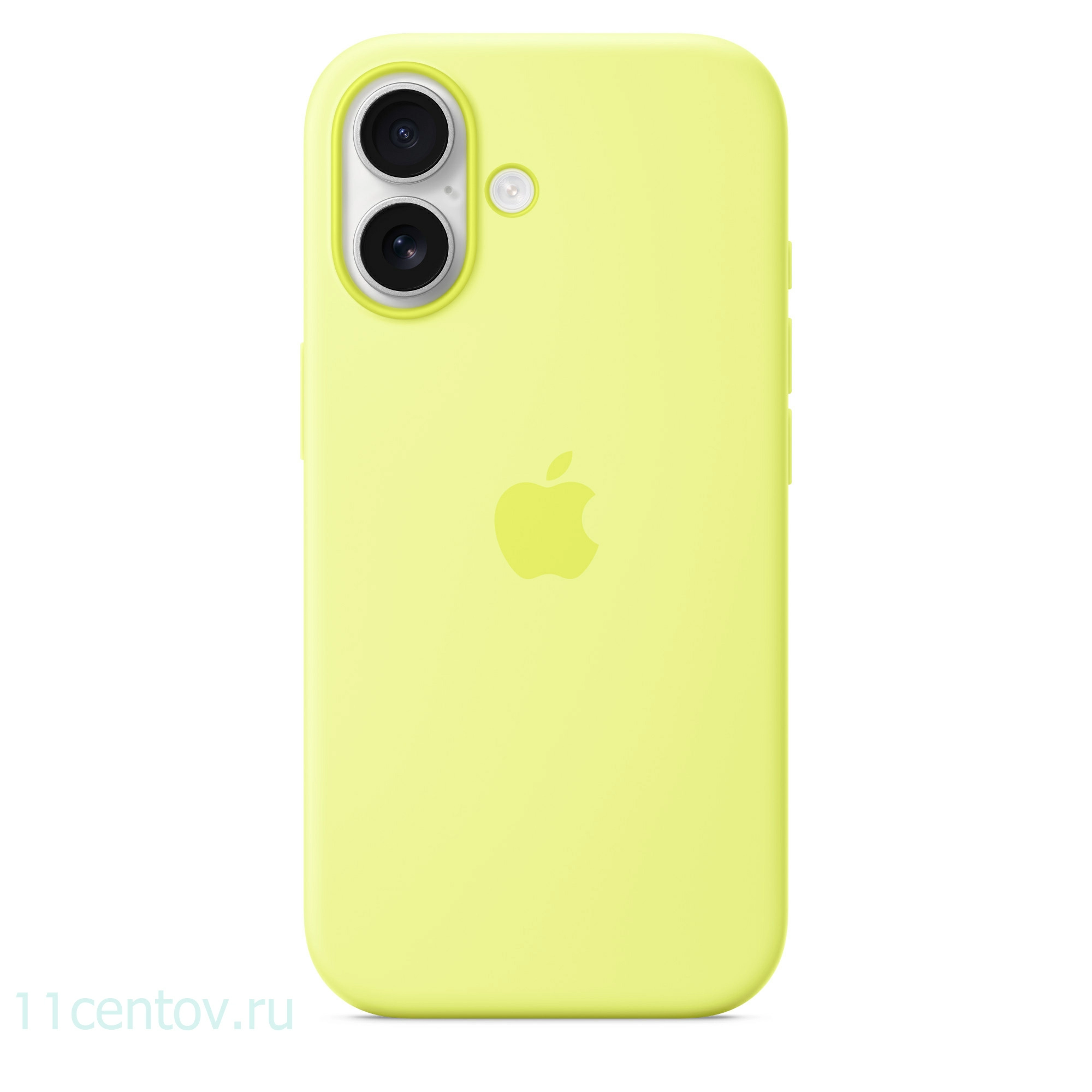 Картинка Силиконовый чехол для iPhone 17 Неоновый Желтый от интернет-магазина электроники «11 Центов»