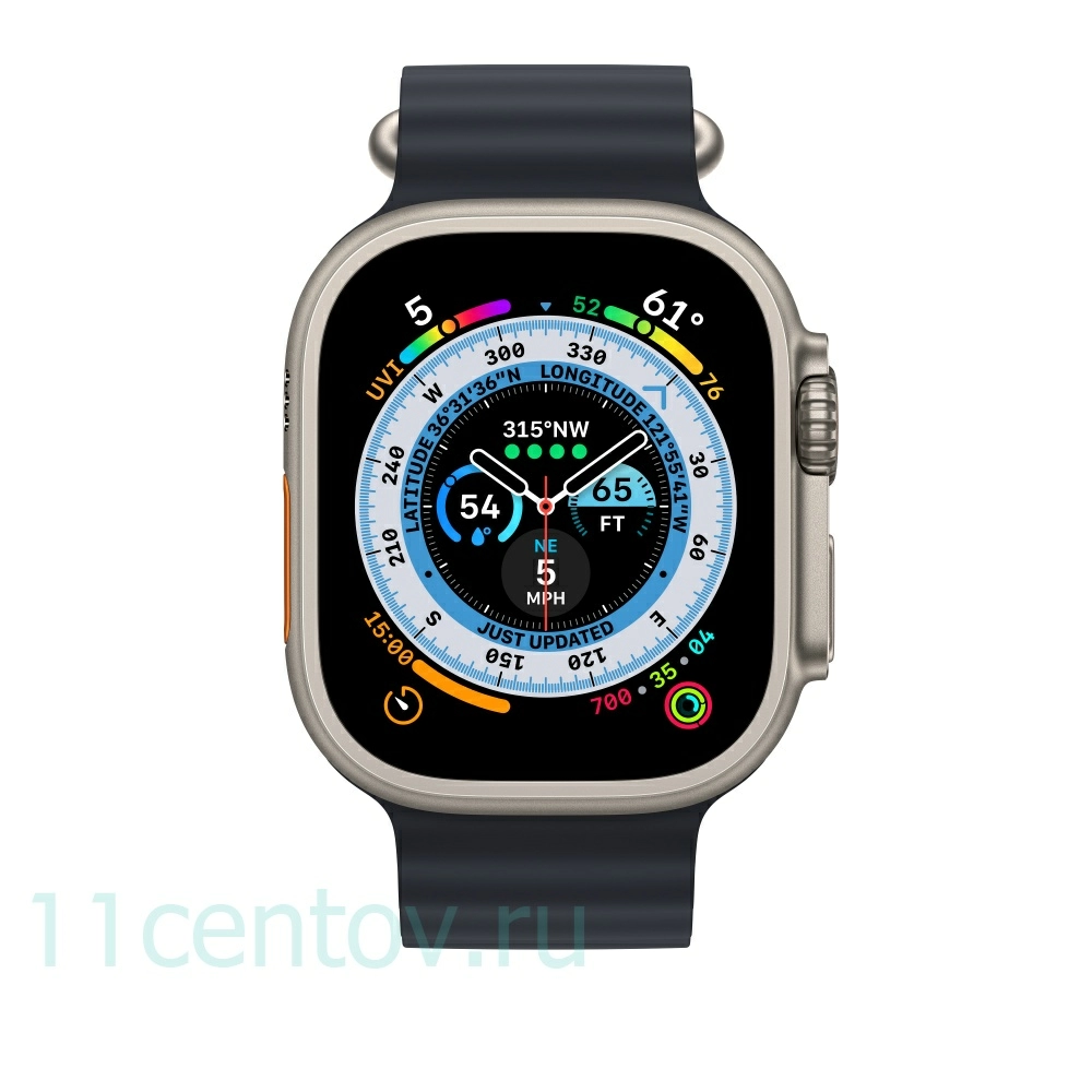 Картинка Ремешок Ocean band для Apple Watch 38/40/41 mm Black от интернет-магазина электроники «11 Центов»