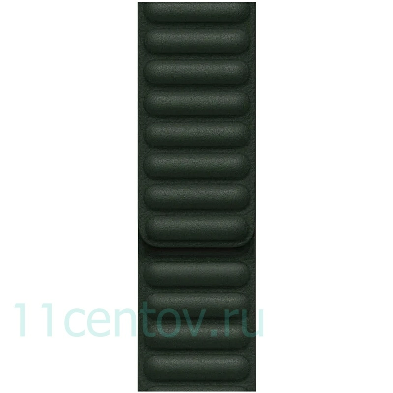 Картинка Ремешок Leather Link для Apple Watch 42/44/45 mm Sequoia Green от интернет-магазина электроники «11 Центов»