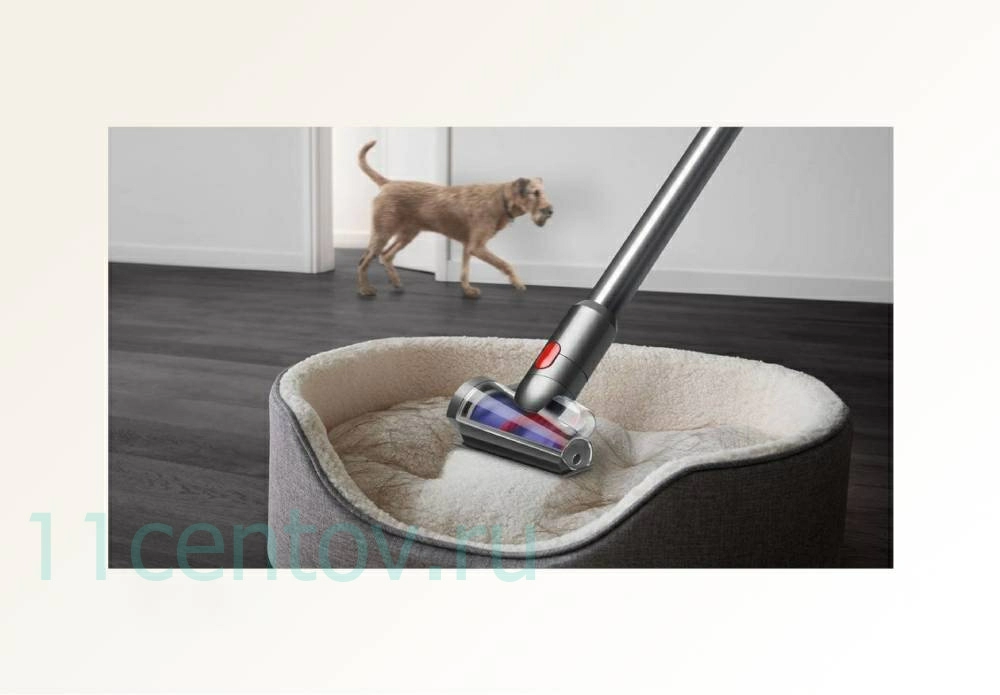 Пылесос Dyson V15 Detect Extra SV47 Nickel/Blue