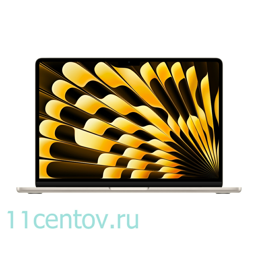 Картинка Apple MacBook Air 13" (2024) M3 8-CPU, 8-GPU, 8 Гб, 256 Гб Starlight (MRXT3) от интернет-магазина электроники «11 Центов»