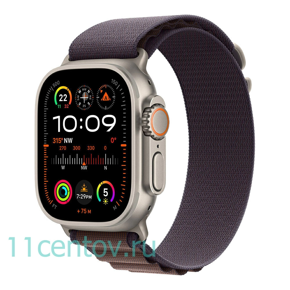 Картинка Apple Watch Ultra 2 with Indigo Alpine Loop L от интернет-магазина электроники «11 Центов»