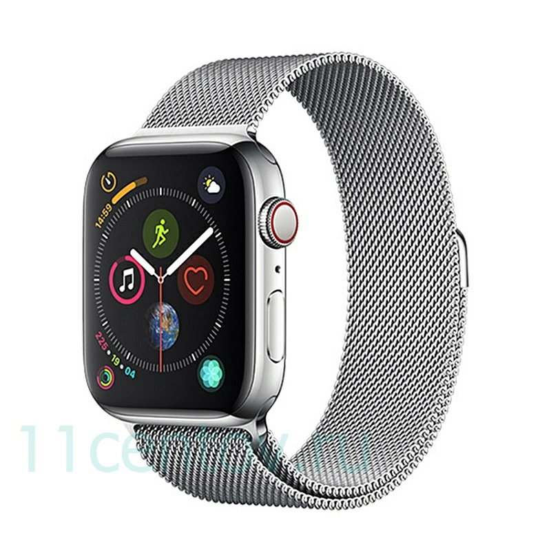 Картинка Ремешок Devia Elegant Series Milanese Loop для Apple Watch 42/44mm (серебристый) от интернет-магазина электроники «11 Центов»