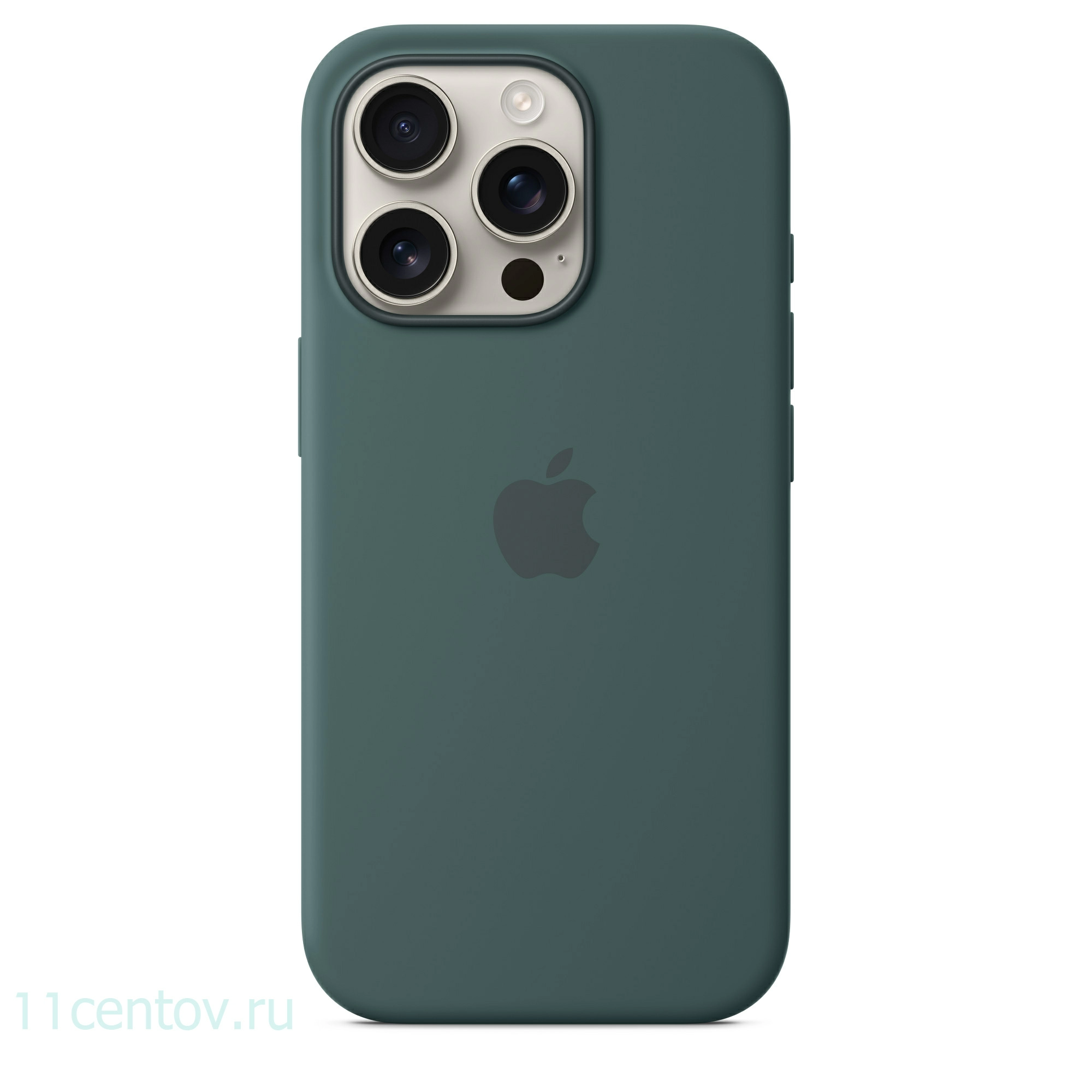 Картинка Силиконовый чехол для iPhone 16 Pro Зеленый от интернет-магазина электроники «11 Центов»