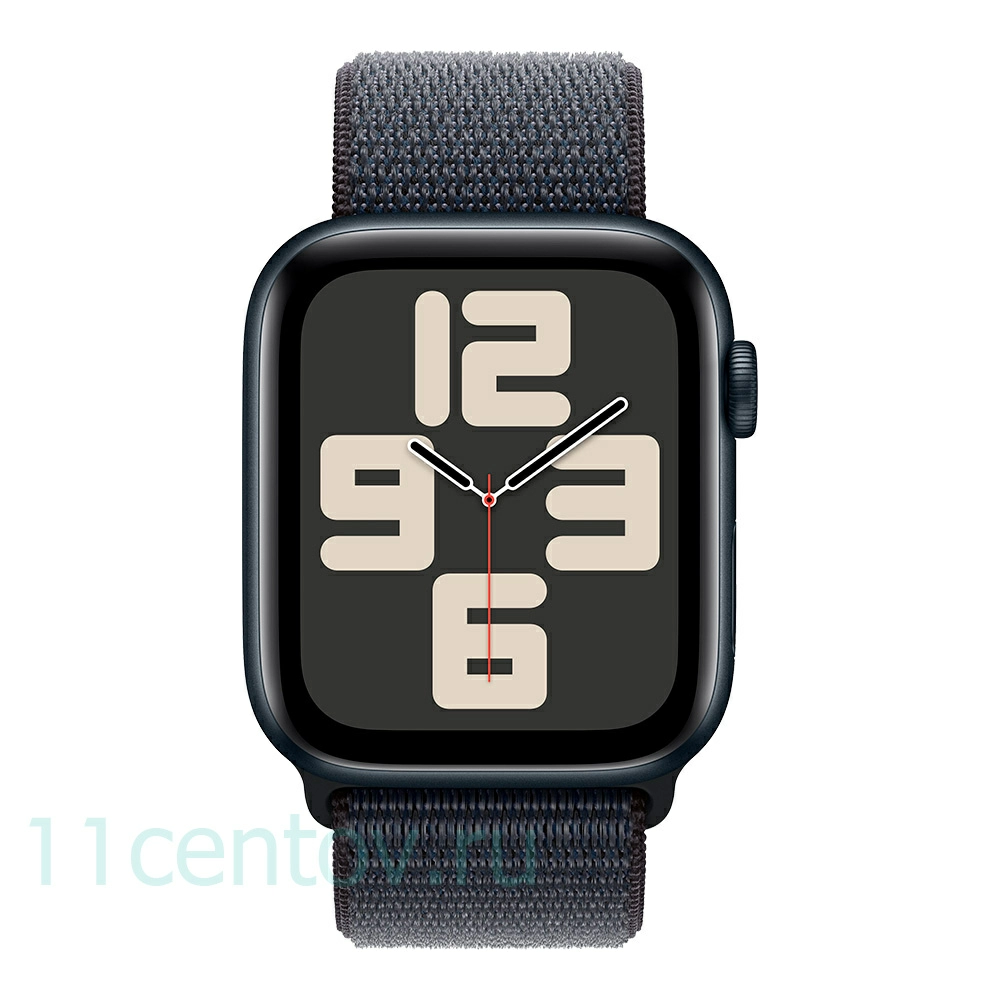Картинка Apple Watch SE 2024 GPS 44mm Midnight Aluminum Case with Ink Sport Loop от интернет-магазина электроники «11 Центов»