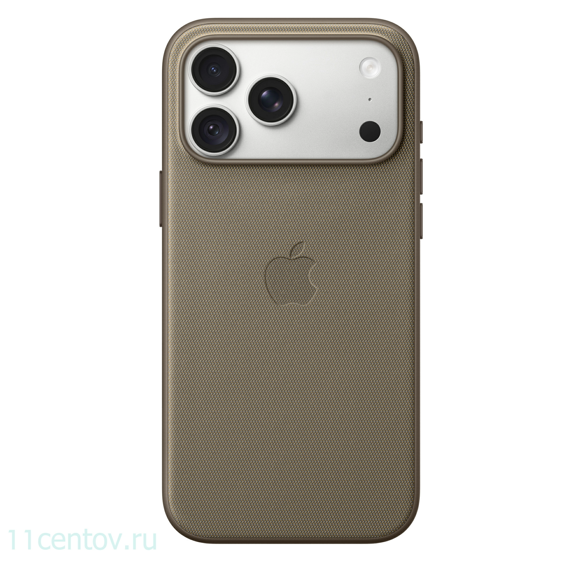 Картинка Чехол TechWoven для iPhone 18 Pro Max Серо-коричневый от интернет-магазина электроники «11 Центов»