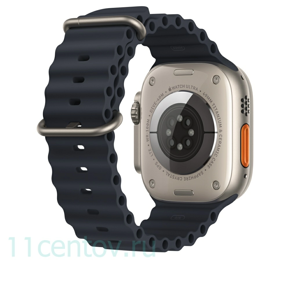 Картинка Ремешок Ocean band для Apple Watch 38/40/41 mm Black от интернет-магазина электроники «11 Центов»