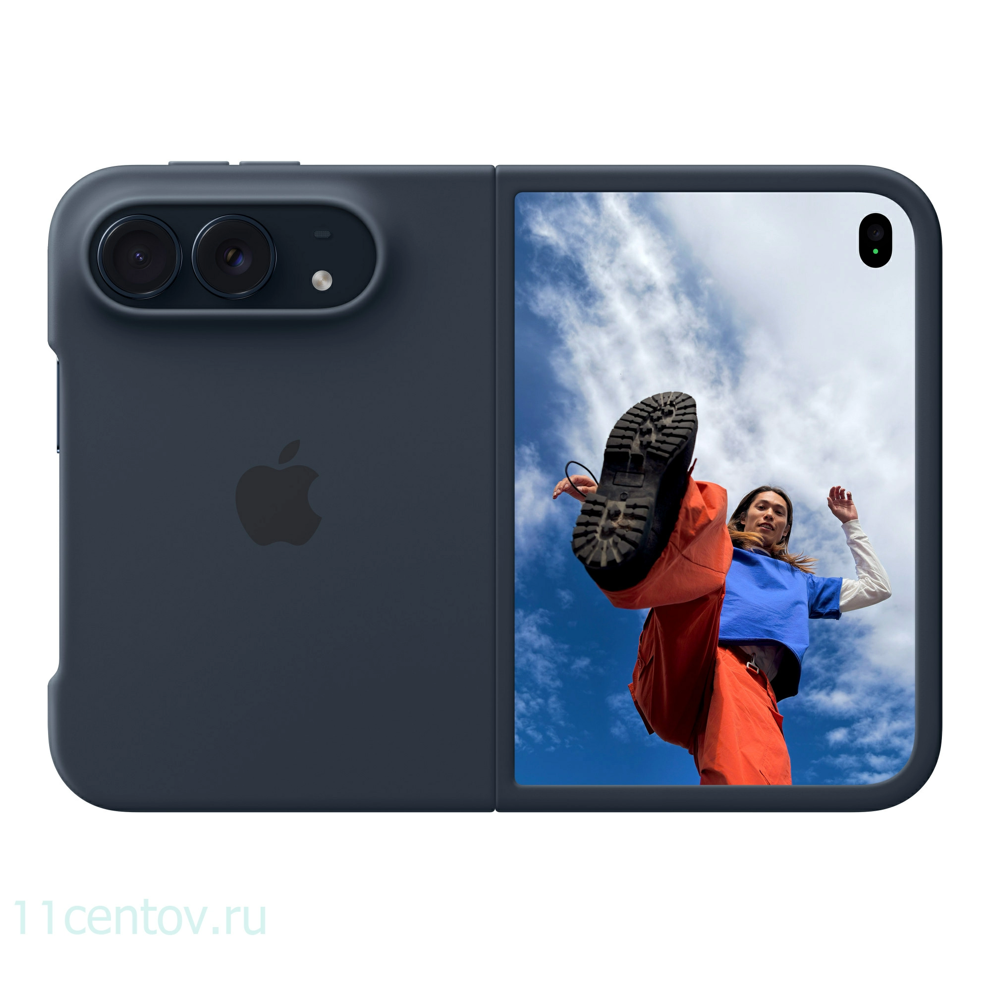 Картинка Чехол iPhone Duo Темно-синий от интернет-магазина электроники «11 Центов»