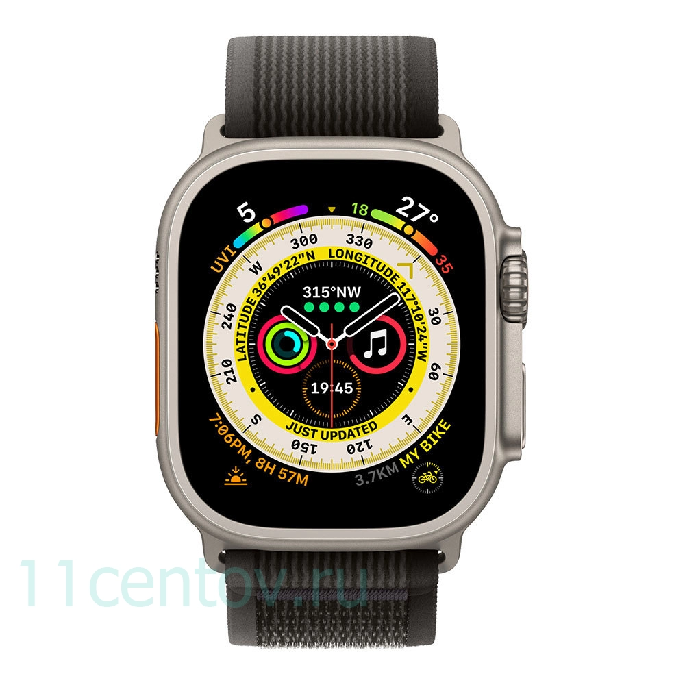 Картинка Apple Watch Ultra with Black/Gray Trial Loop M/L от интернет-магазина электроники «11 Центов»