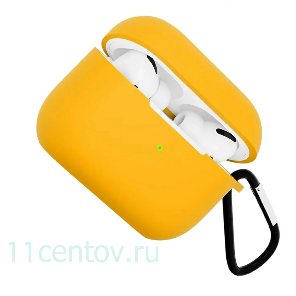 Картинка Чехол для Apple Airpods Pro 3 Оранжевый от интернет-магазина электроники «11 Центов»