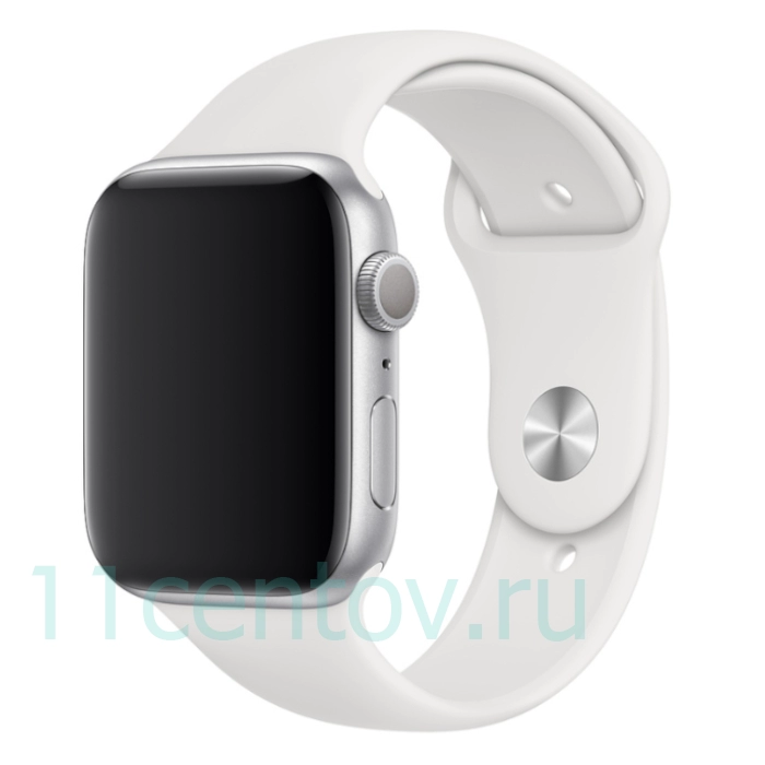 Картинка Ремешок Sportband для Apple Watch 38/40/41/42mm Белый от интернет-магазина электроники «11 Центов»