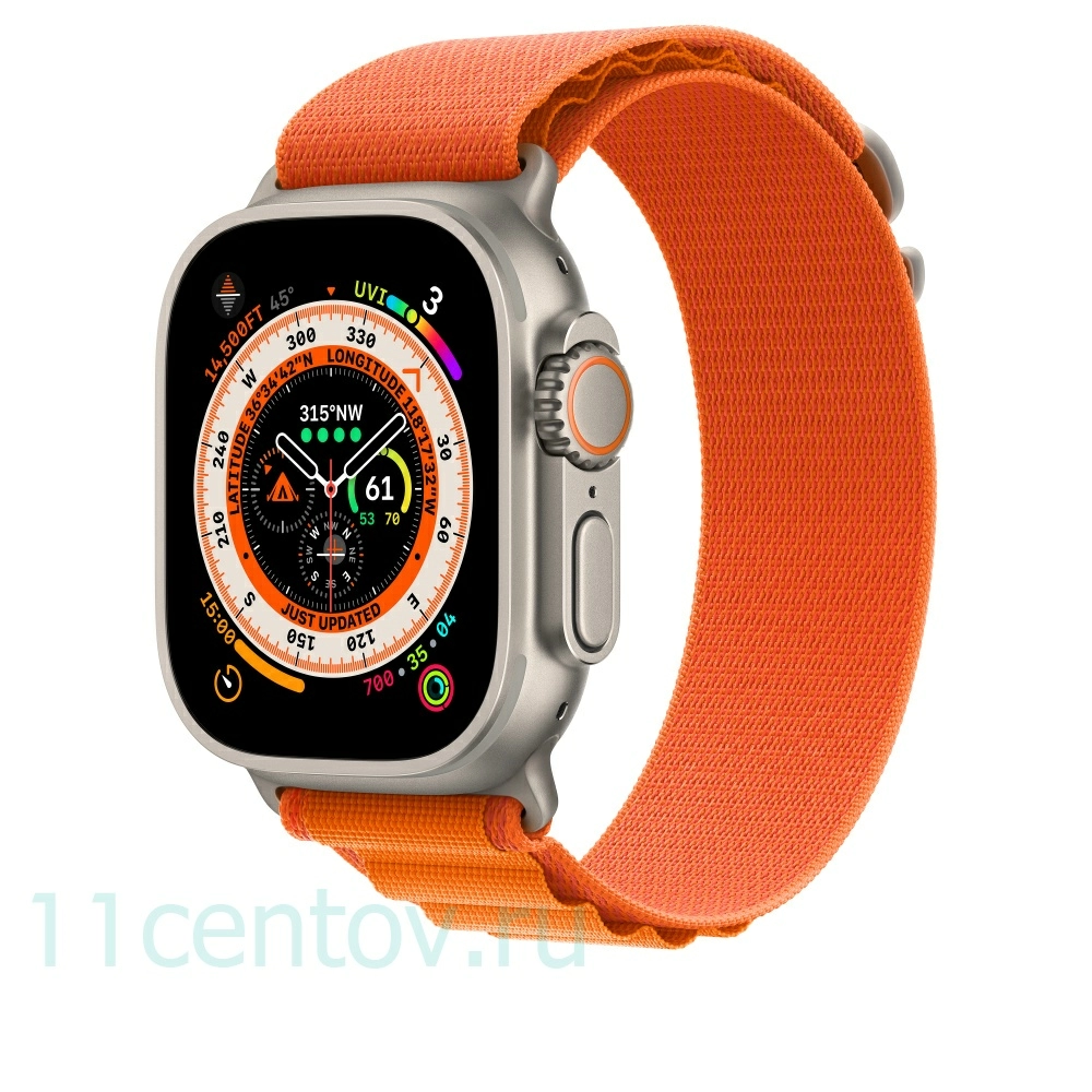 Картинка Ремешок Alpine Loop для Appie Watch 42/44/45/49 mm Orange от интернет-магазина электроники «11 Центов»