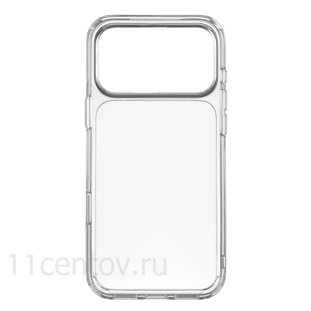 Картинка Силиконовый чехол HOCO для iPhone 18 Pro Max (прозрачный) от интернет-магазина электроники «11 Центов»