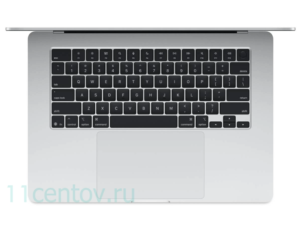 Картинка Apple MacBook Air 15" (2025) M4 10-CPU, 10-GPU, 16 Gb, 256 Gb Silver MW1G3 от интернет-магазина электроники «11 Центов»