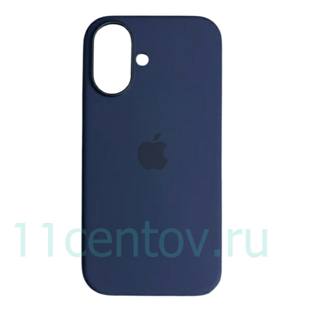 Картинка Силиконовый чехол Silicone Case для iPhone 17 Синий от интернет-магазина электроники «11 Центов»