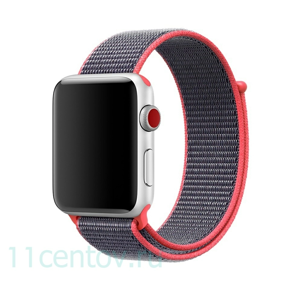 Картинка Ремешок Sport Loop для Apple Watch 42mm/44mm Black от интернет-магазина электроники «11 Центов»