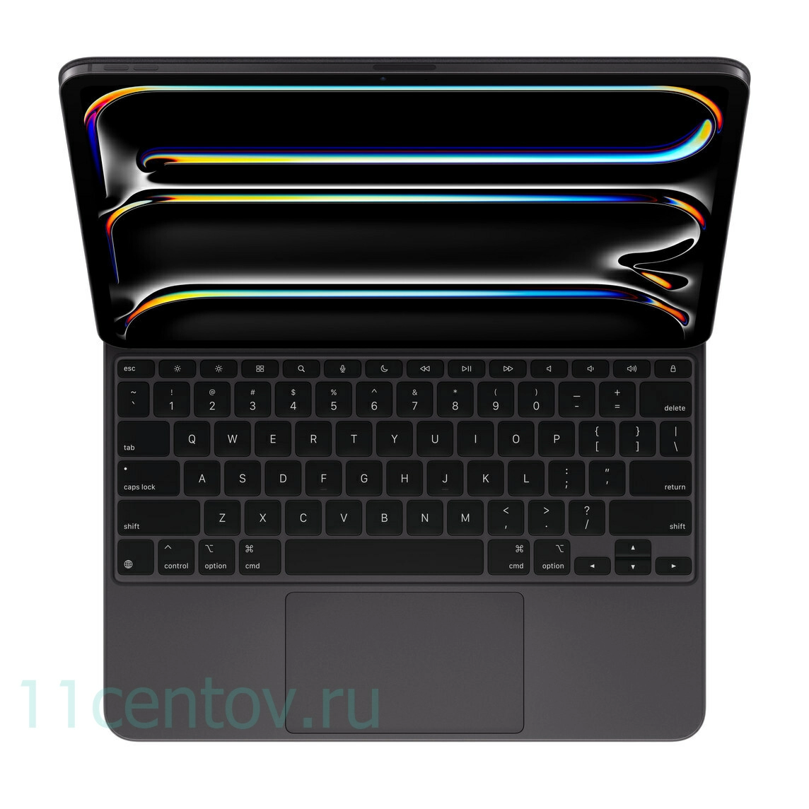Картинка Клавиатура Apple Magic Keyboard для iPad Pro 11  М4 (2024) черная от интернет-магазина электроники «11 Центов»